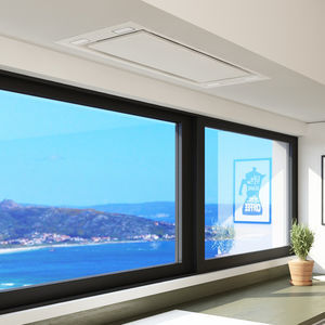 ceiling-mounted range hood