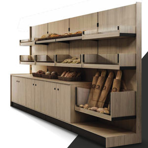 wall-mounted display rack