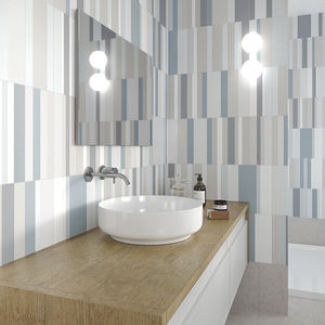 indoor tiles / wall / porcelain stoneware / rectangular