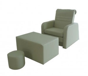 vinyl pedicure chair