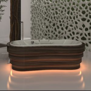oval bathtub