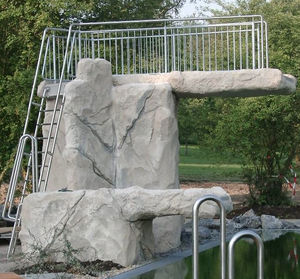 playground climbing boulder