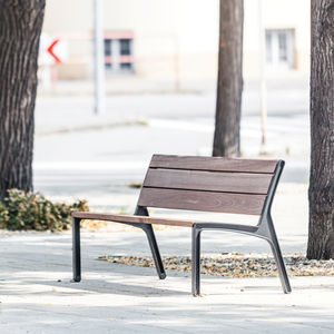 contemporary public bench