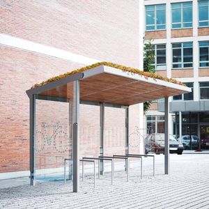 steel cycle shelter