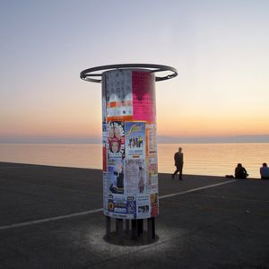 advertising column