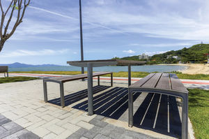 contemporary picnic table
