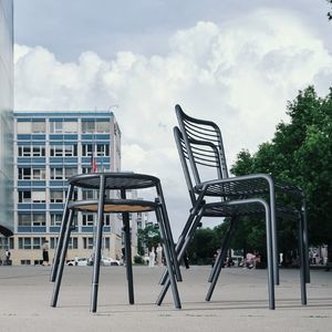 contemporary public bench