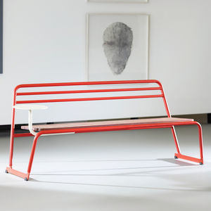 contemporary public bench