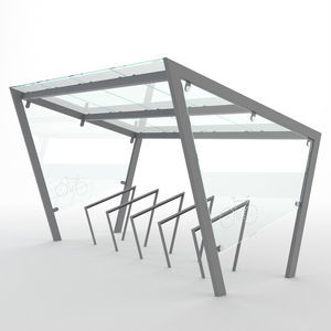 steel cycle shelter