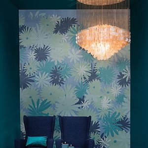 contemporary wallpaper / nature pattern