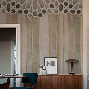 contemporary wallpaper / striped / geometric