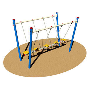 galvanised steel playground bridge