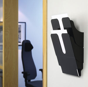 wall-mounted brochures rack