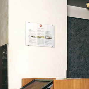 wall-mounted signboard