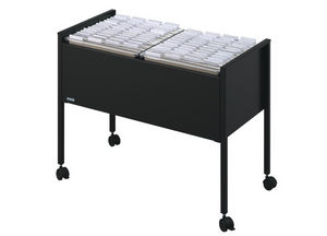 low filing cabinet / steel / contemporary