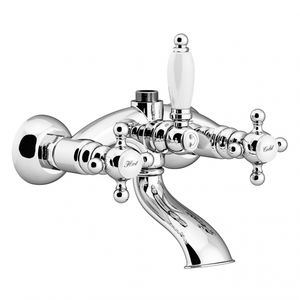 double-handle bathtub mixer tap