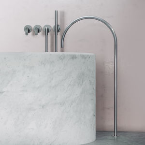 stainless steel bathtub mixer set 1
