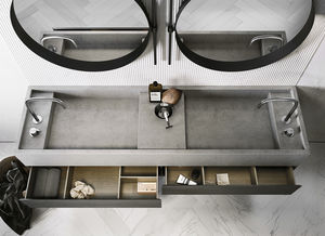 double washbasin cabinet