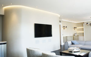 recessed downlight / entrance / bedroom / living room