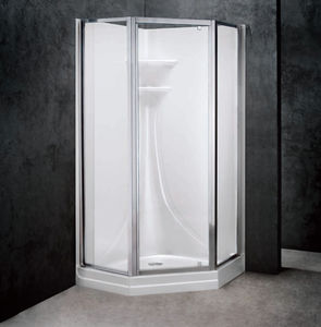 glass shower cubicle