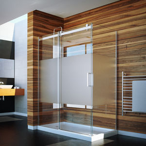 glass shower cubicle