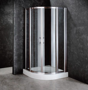 glass shower cubicle