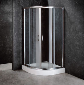 Glass shower cubicle - FLOW: CPL408 - CAML-TOMLIN - with sliding door ...