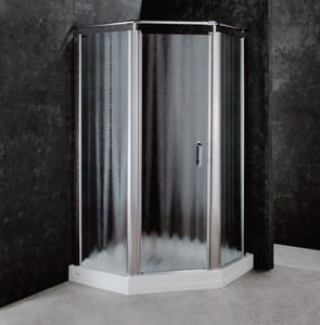 glass shower cubicle