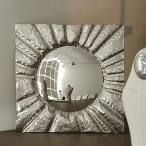 wall-mounted mirror