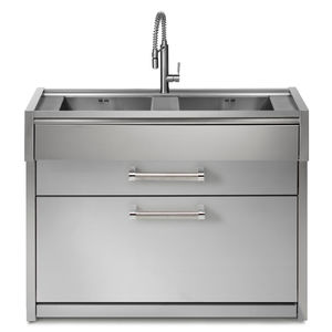 stainless steel kitchen sink cabinet