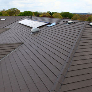 french roof tile / concrete / slate look / large