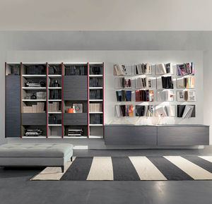 contemporary living room wall unit