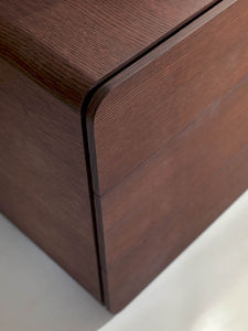 contemporary chest of drawers / wooden / brown
