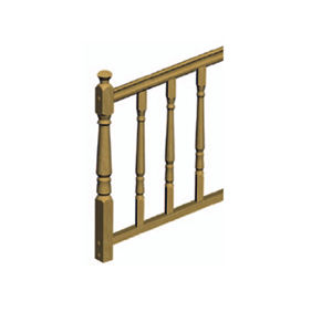 wooden handrail