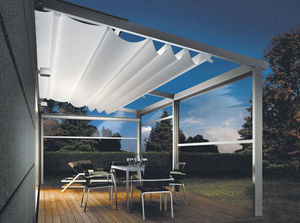 wall-mounted pergola