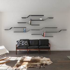 wall-mounted shelving system