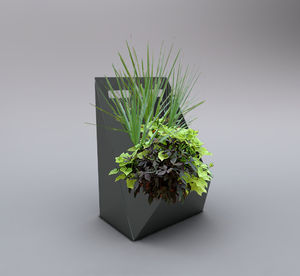 metal garden pot