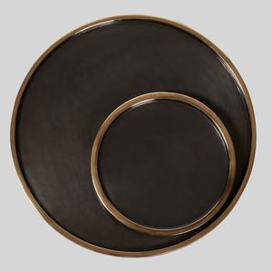 bronze serving tray