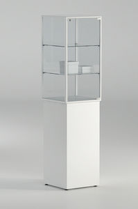 Contemporary display case - 7/LAP - Italvetrine - tempered glass ...