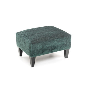 contemporary pouf / fabric / wooden / rectangular