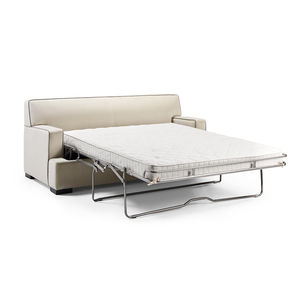 Sofa bed - LOLA - MANUEL LARRAGA - contemporary / beige / fabric