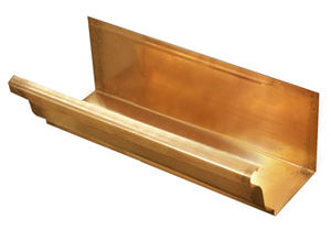 square roof gutter / zinc