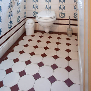 indoor hexagonal tiles