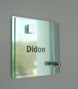 door signage plate