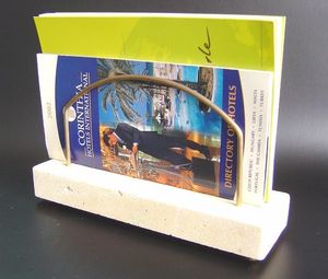 contemporary magazine rack