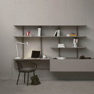desk and storage set