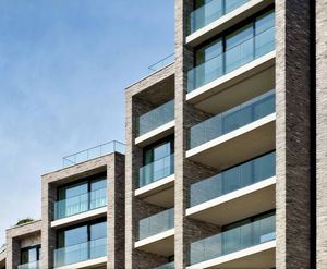 balcony with panels