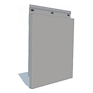 cassette cladding / aluminum / steel / smooth