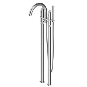 double-handle bathtub mixer tap