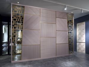 wooden room divider